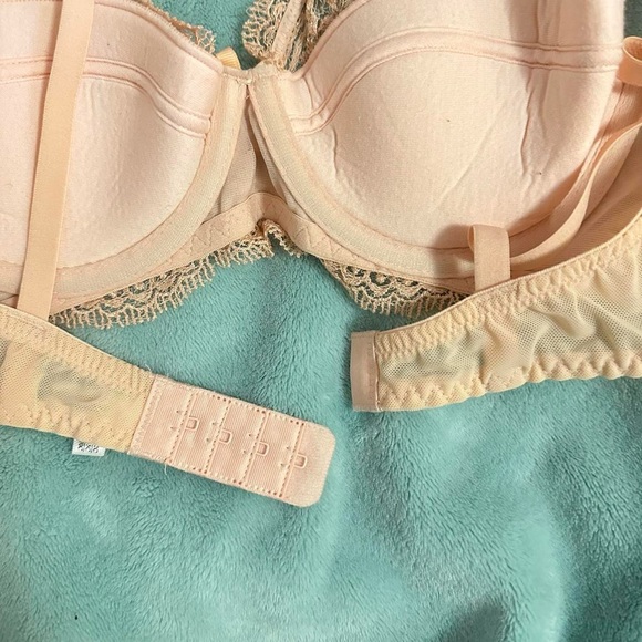 💜Pink Lace Balconette Bra - Picture 7 of 8